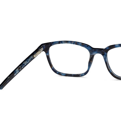 Thumbnail: Tommy Hilfiger Blue Tortoise Full Rim Square TH1010 Eye Frame
