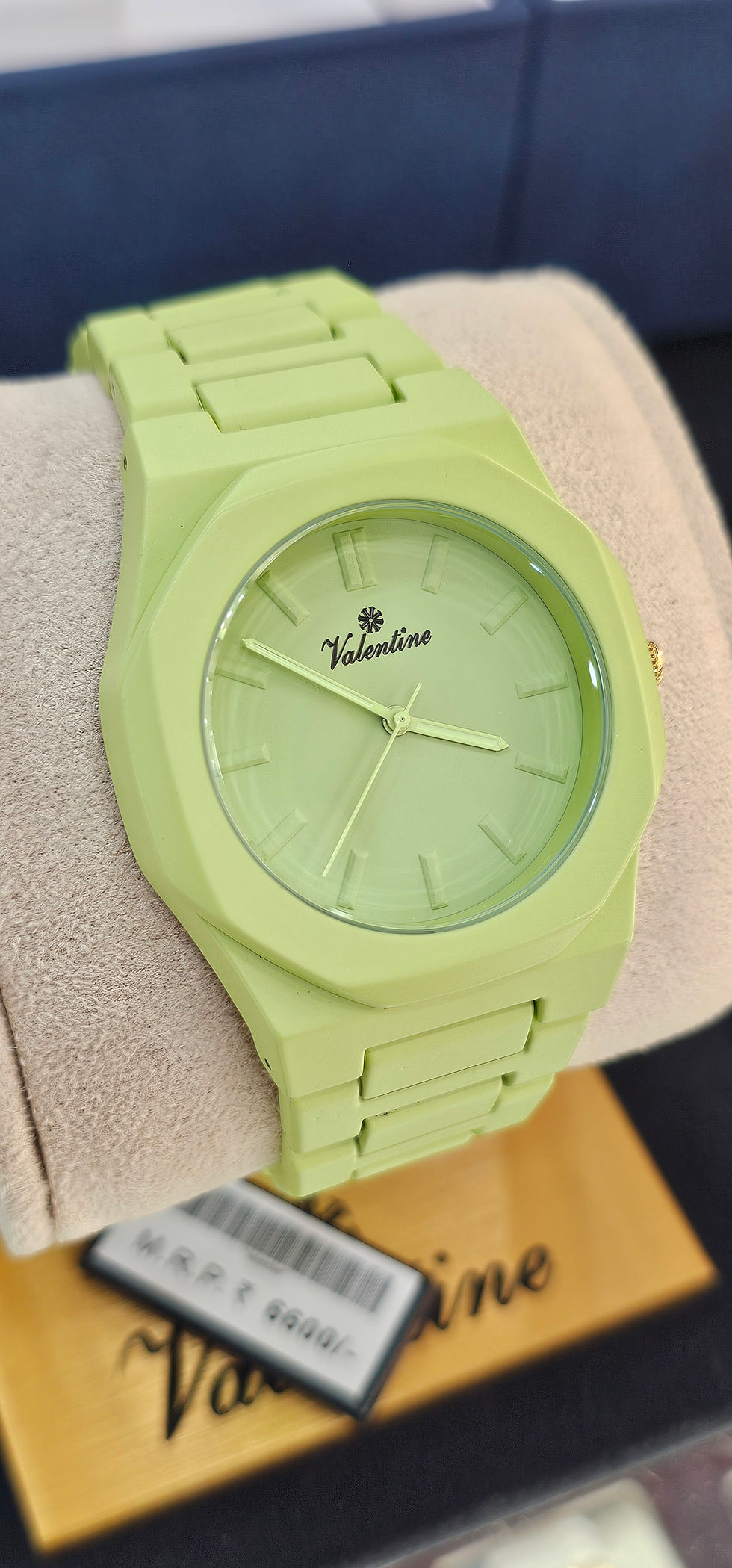 Thumbnail: Valentine's Neon Collection In Green Most Luxurious  Swiss  Watch