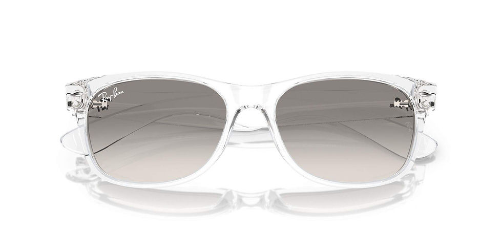 Thumbnail: Ray Ban Transparent RB2132 / 6774/32 55   Wayfarer Unisex Sunglass