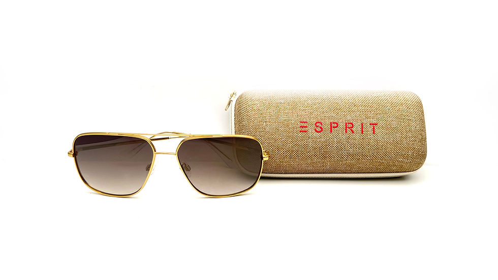Thumbnail: Esprit Unisex  Golden-Brown Square Shaped Sunglasses