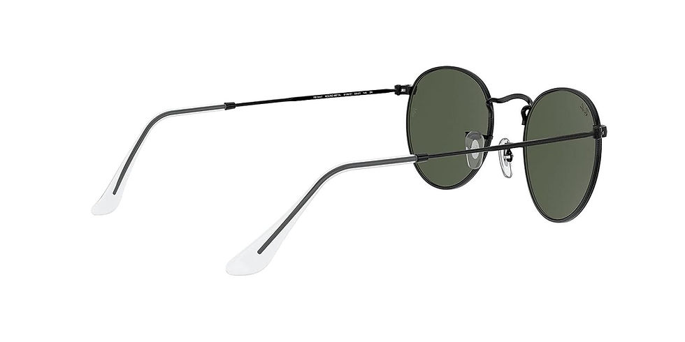Thumbnail: Ray-Ban Rb3447 Round Metal Green lens Sunglasse