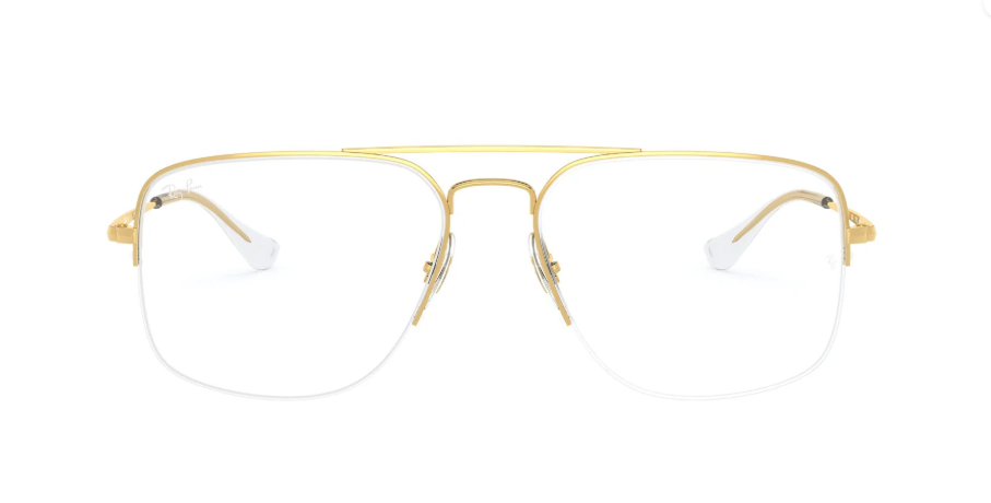 Thumbnail: Ray-Ban RB6441 Square Glasses In Golden Colour