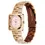 Thumbnail: Vyb Manifester By Fastrack Quartz Analog Rose Gold Mother of Pearl  fv60082wm01