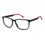 Thumbnail: Carrera 8871 Matte Black-Red Rectangular Eyewear Frame