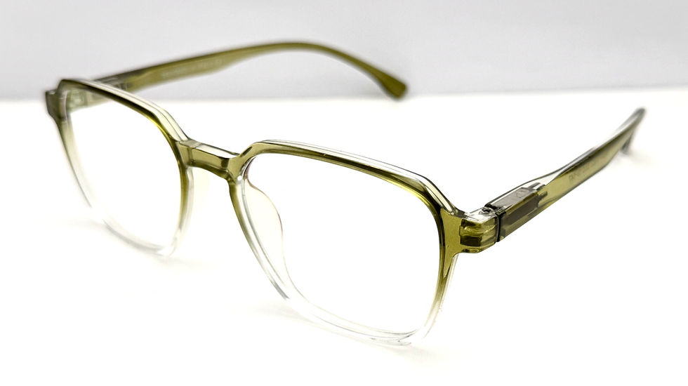 FASHIONEXT Transparent Green Shade Unisex Spectacle Frame FNF1052
