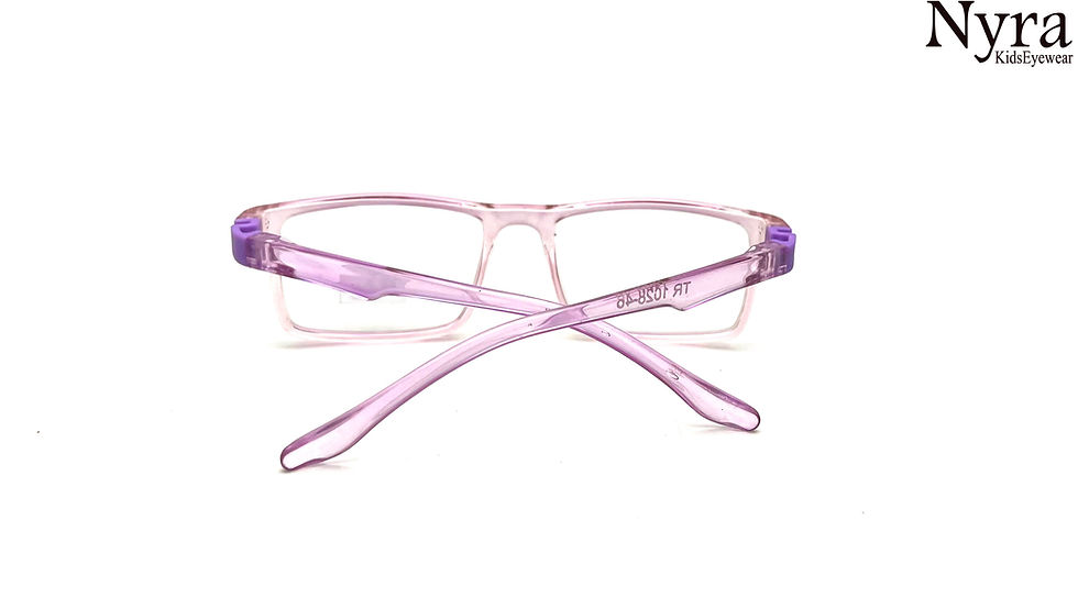 Thumbnail: Nyra  Kids  Full Flexible  Frame in Purple Transparent FNNVS3252
