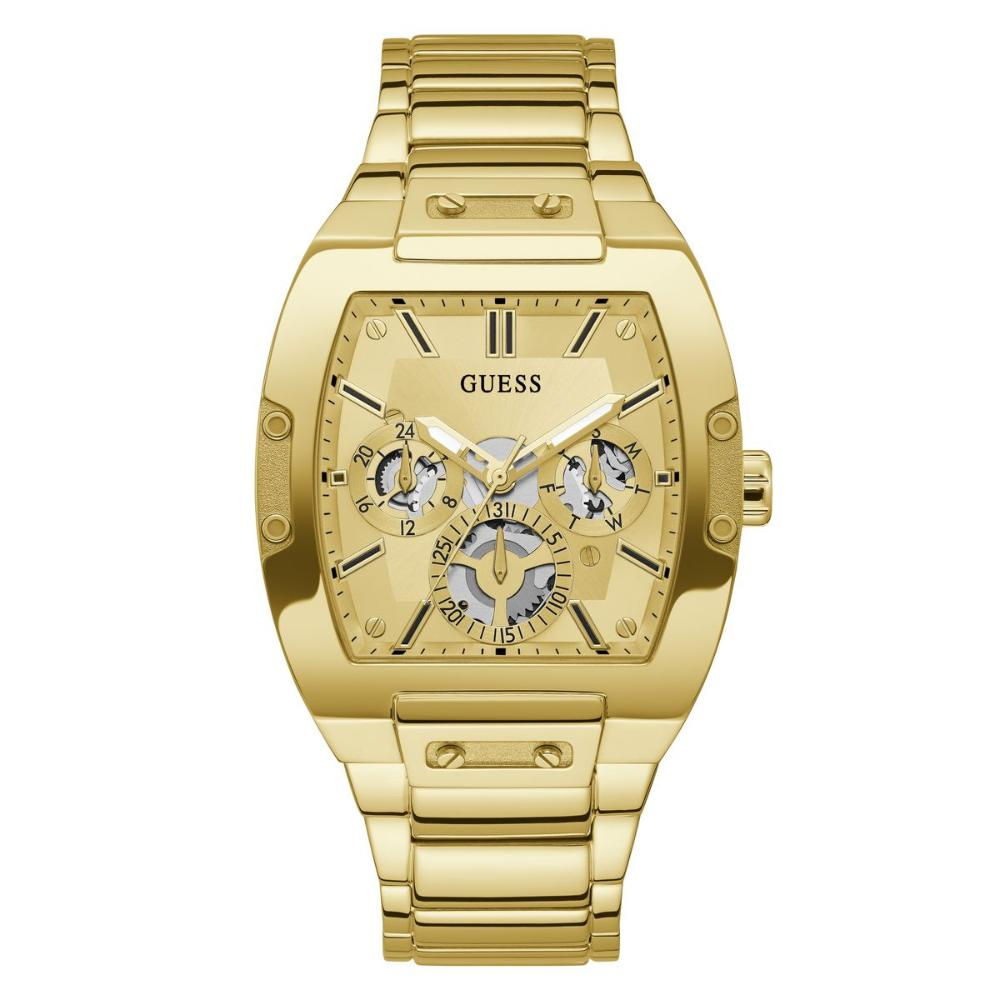 Guess PHOENIX Men Champagne Rectangle Dial Analog Watch - GW0456G2