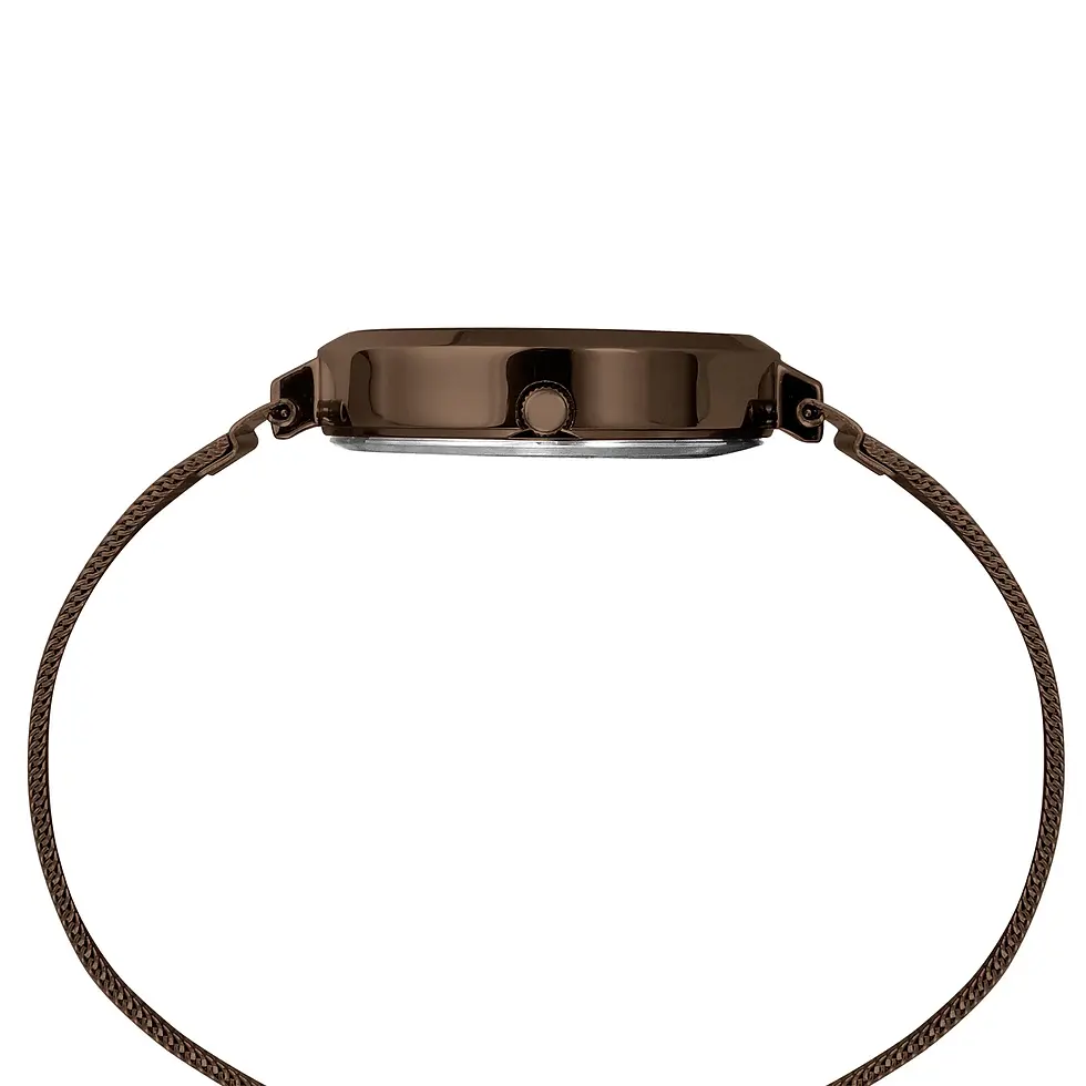 Thumbnail: Timex Women Brown Round Dial Analog Watch - TWEL14507