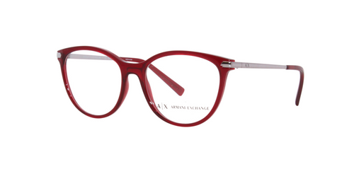 Armani Exchange AX3078 Cat Eye Maroon Eyeglasses for Women