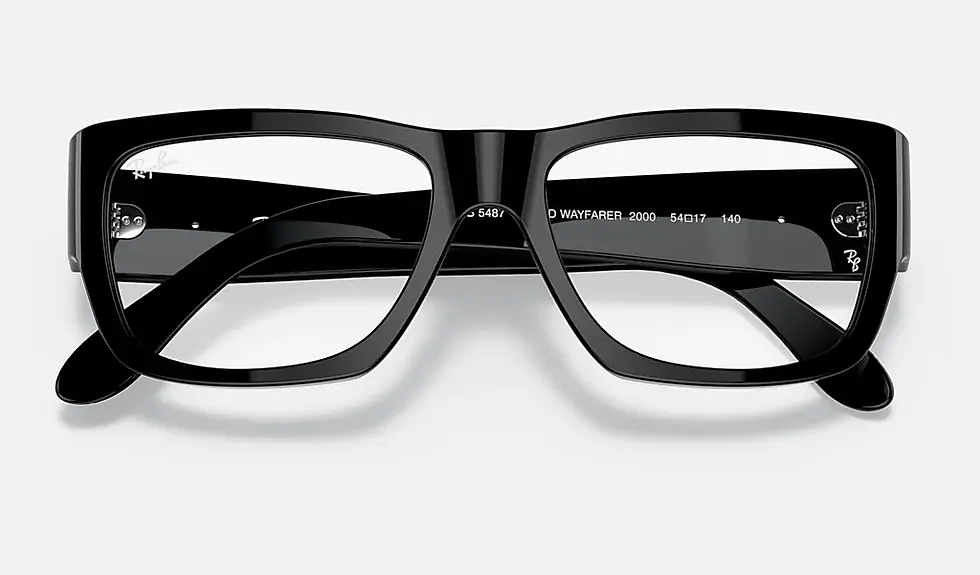 Thumbnail: Ray-Ban RB5487 Rectangle Glasses Black Wayfarer