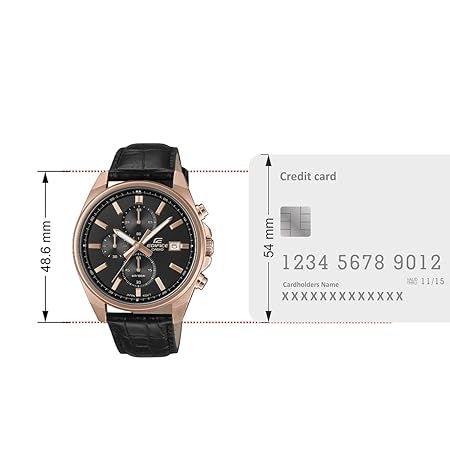 Thumbnail: Casio Edifice EFV-610ECL-1AUDF Analog Black Dial Men (ED665)