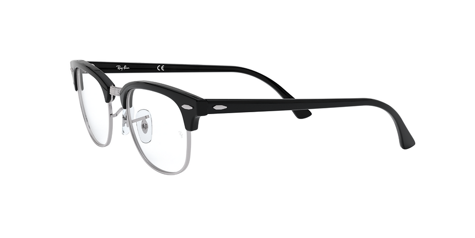 Thumbnail: Ray-Ban Clubmaster RX5154 Eyeglasses For Unisex Wear in Black