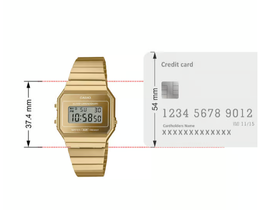 Thumbnail: CASIO VINTAGE COLLECTION A700WEVG-9ADF - D347 Digital