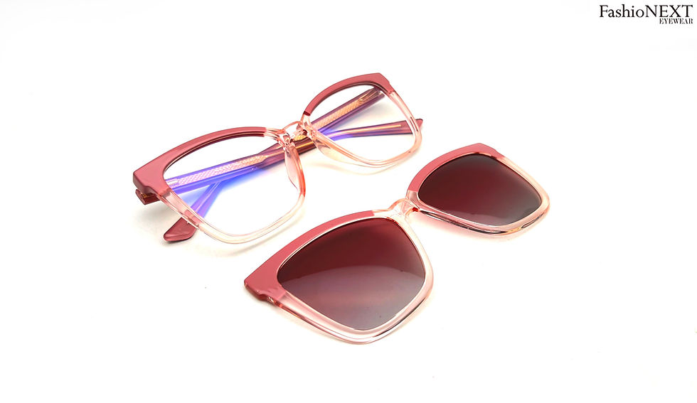 Thumbnail: FashioNEXT Attachment of Spectacle + Sunglass In One Frame Women & Girls