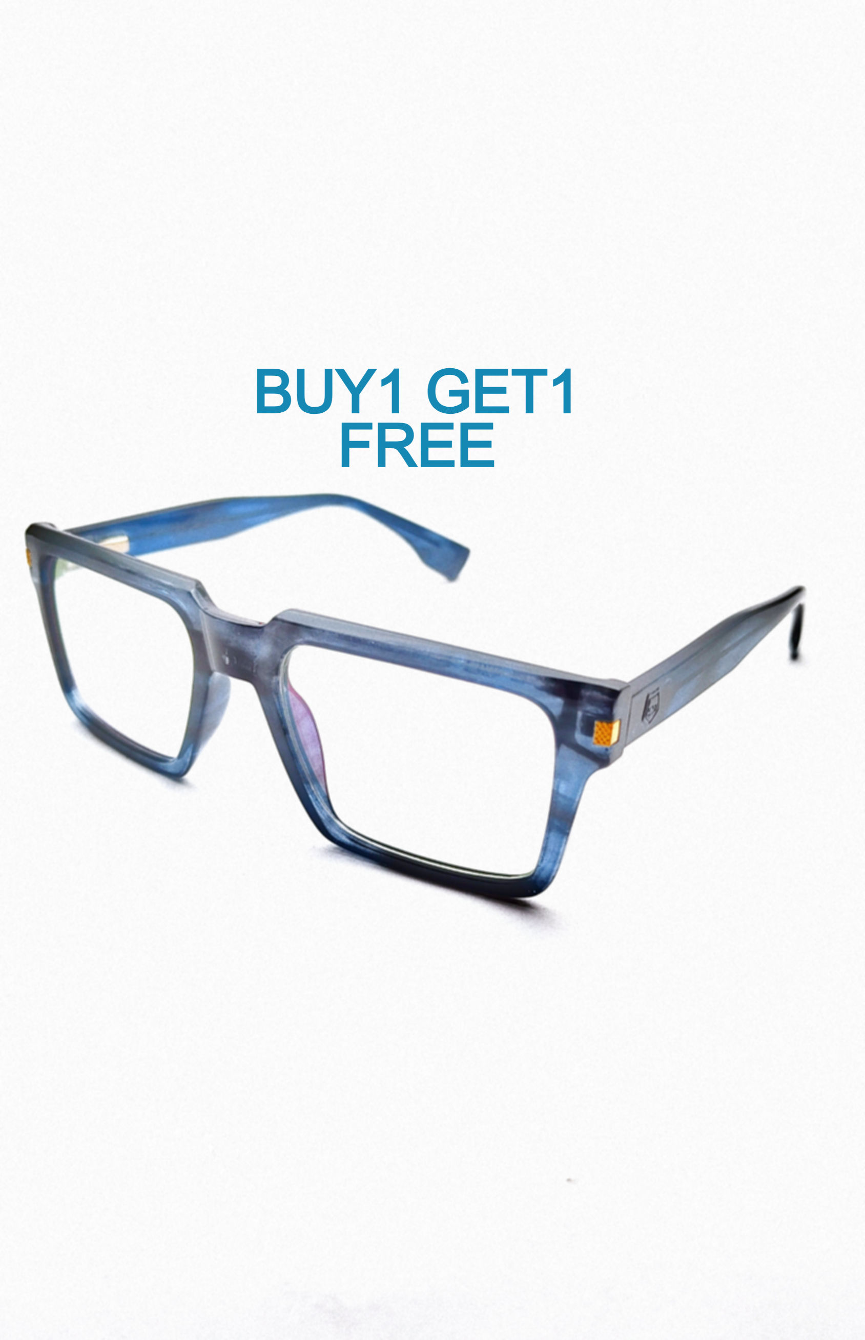 FASHIONEXT Buy 1 Get 1 Free Most Stylish Transparent Blue