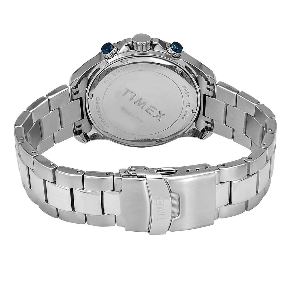 Thumbnail: TIMEX Analog Blue Dial Men's Watch-TWEG20103