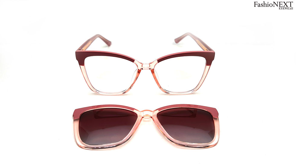 Thumbnail: FashioNEXT Attachment of Spectacle + Sunglass In One Frame Women & Girls