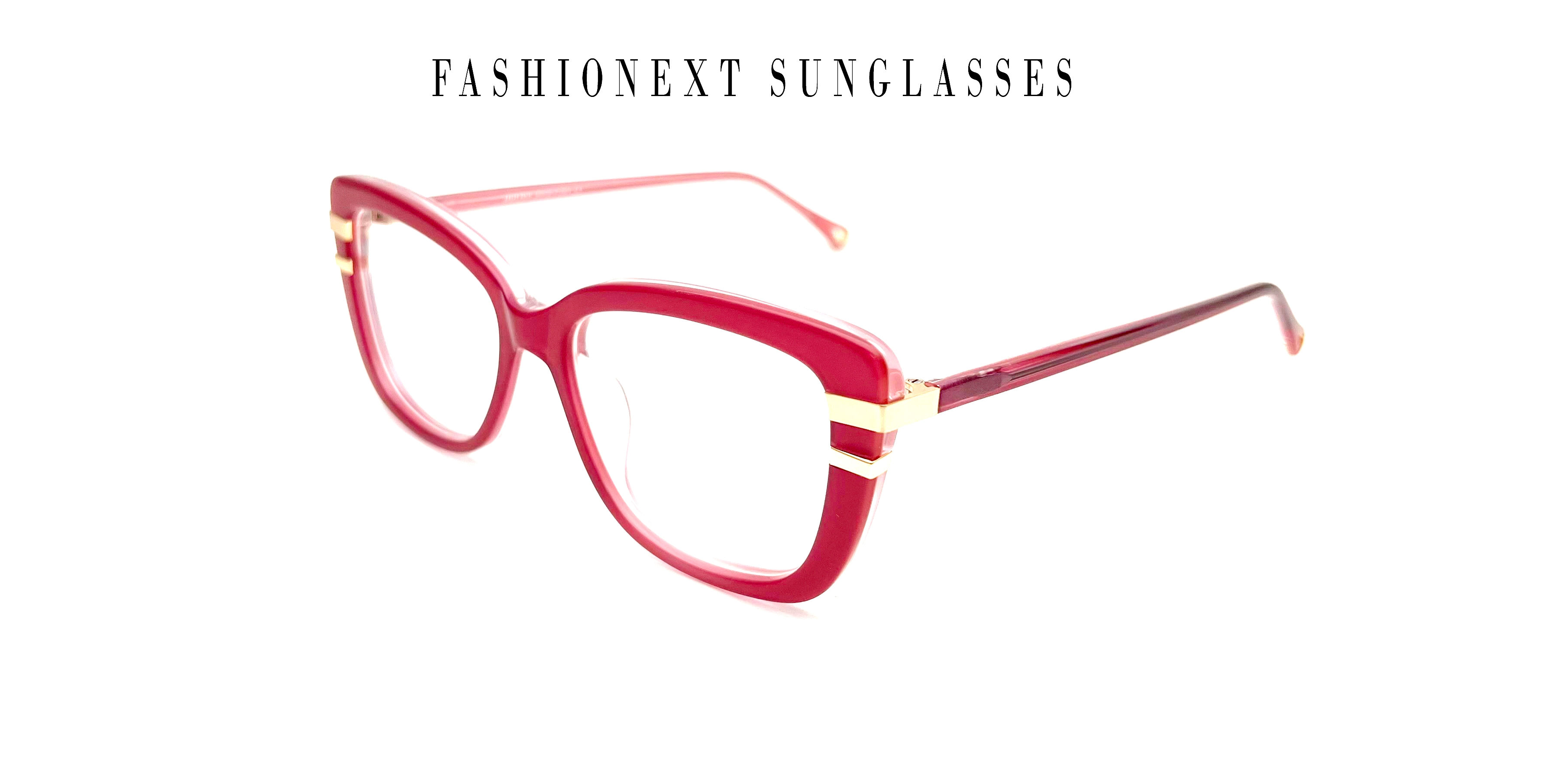 FashioNext Women Pink Spectacle Eye Wear Frame (FNNVS089))