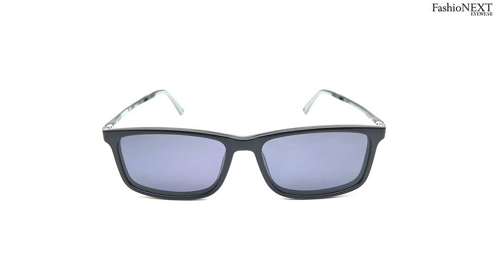 Thumbnail: FashioNEXT Attachment of  Spectacle + Sunglass In One Frame Black