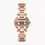 Thumbnail: Fossil Carlie Three-Hand Rose-Gold-Tone Stainless Steel Watch ES4301