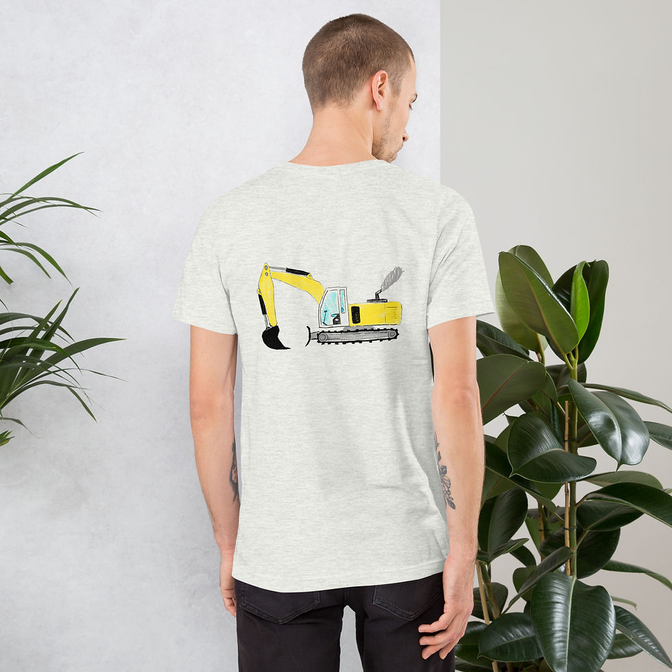 Miniaturbild: Baggerliebe backprint luftiges Shirt