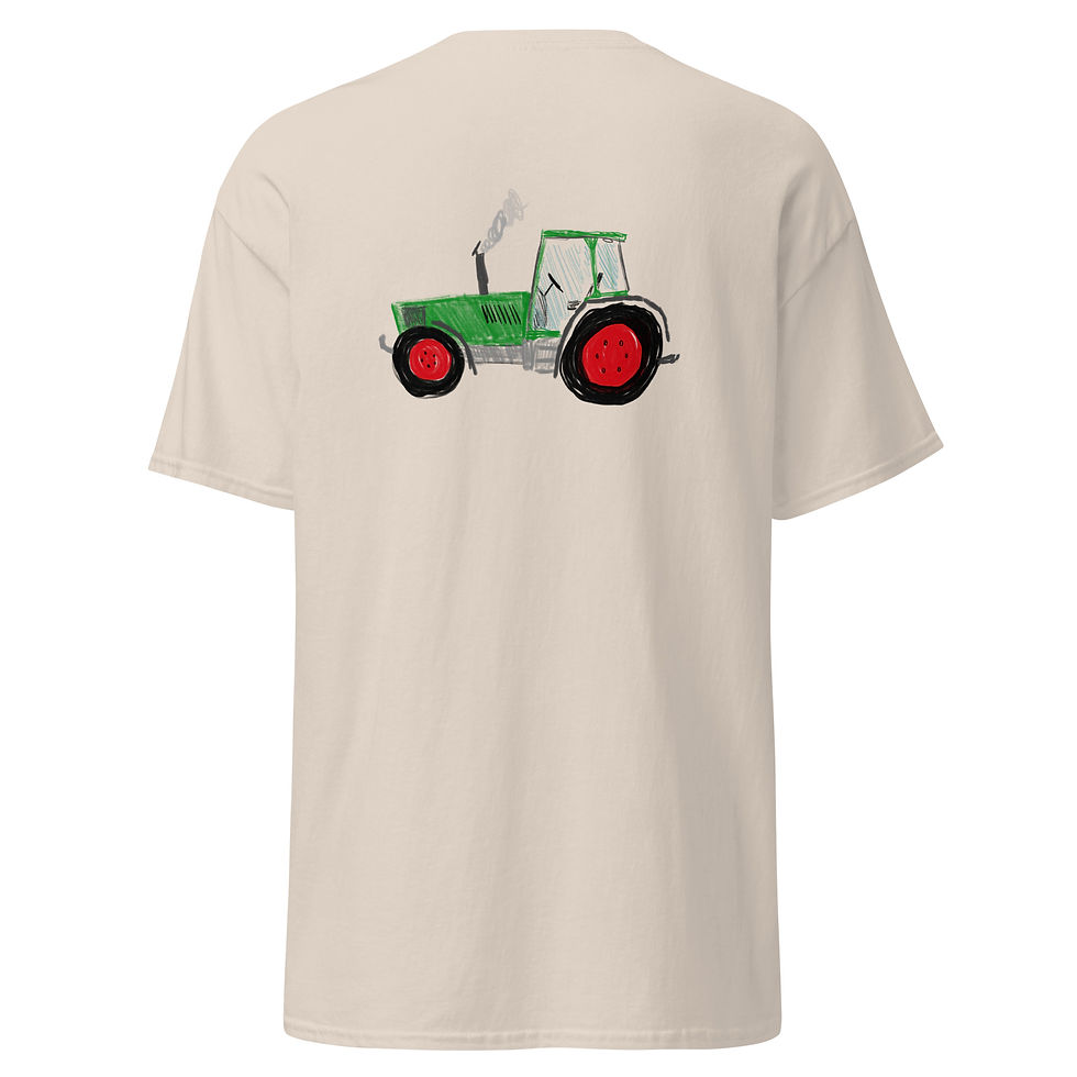 Miniaturbild: Traktorfahrer backprint heavy cotton Shirt