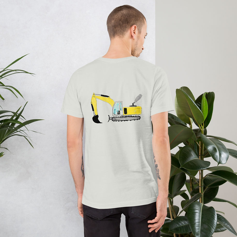 Miniaturbild: Baggerliebe backprint luftiges Shirt
