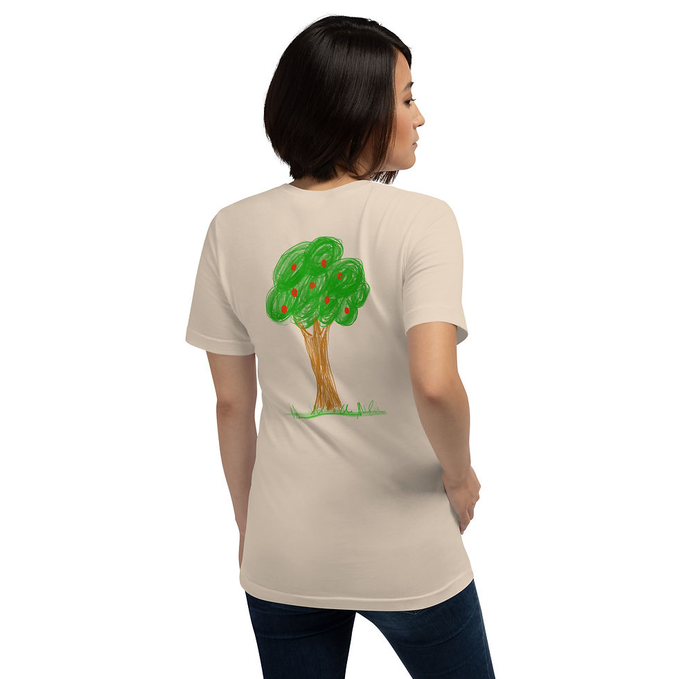 Miniaturbild: Baumtraum backprint light cotton Shirt