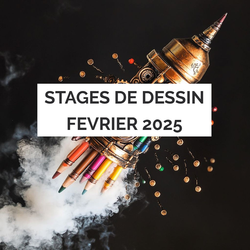 Stages et Ateliers de dessin de février 2025
