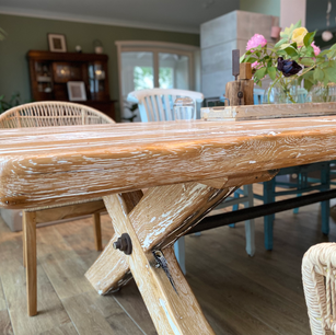 Esstisch aus massiver Eiche, Alteiche, Holztisch, Einzigartig, Altholzdesign