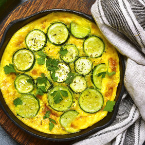 Easy-Peasy Skillet-Baked Zucchini Omelet