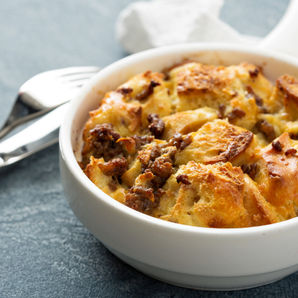 Cheese and Sausage Strata