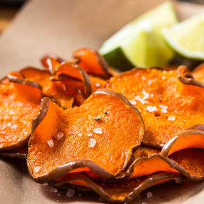 Easy-Peasy Baked Sweet Potato Chips