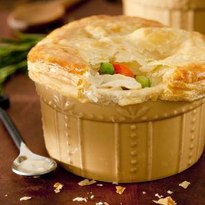 Individual Chicken Pot Pies with Puff Pastry