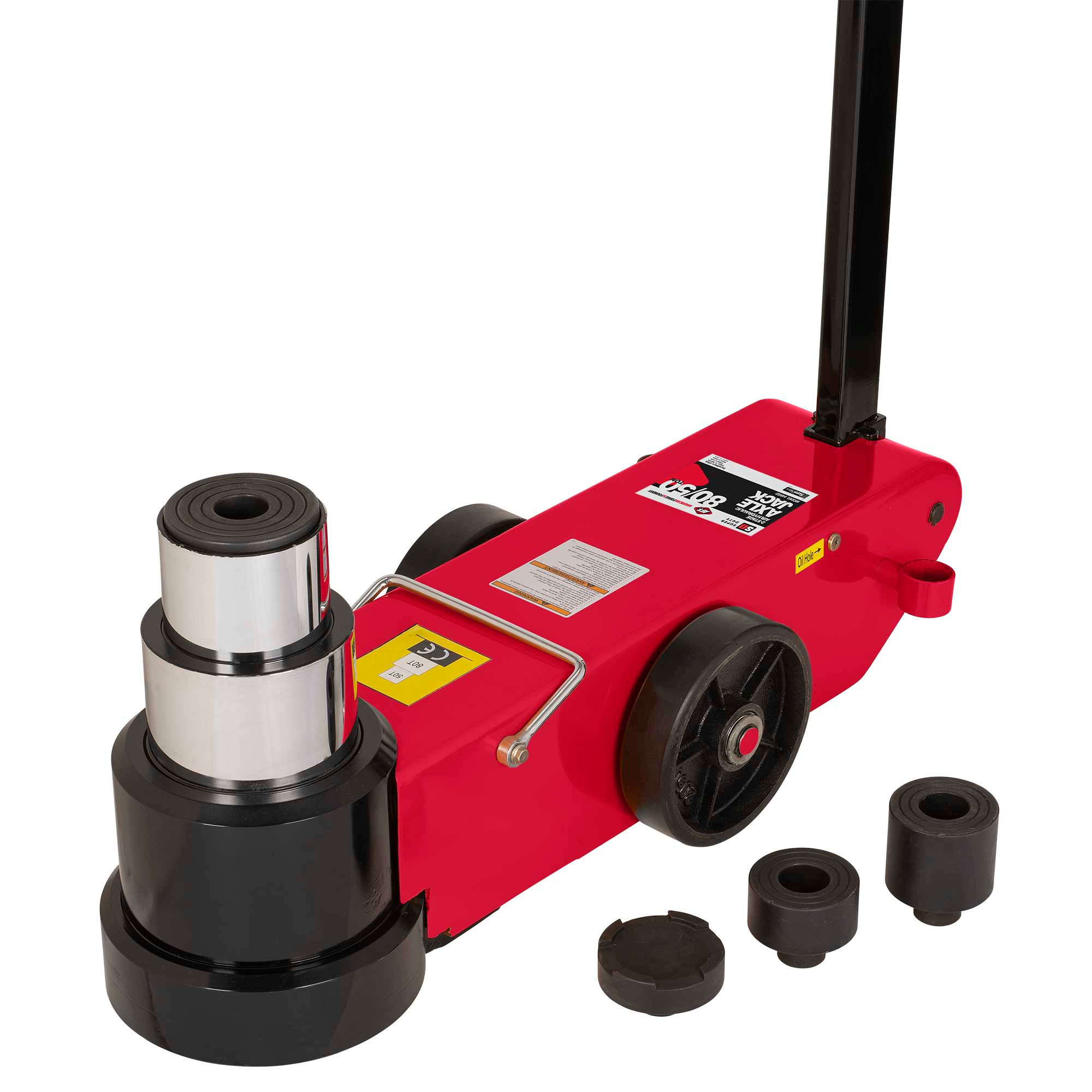 80 / 50 TON 2 STAGE AIR / HYDRAULIC AXLE JACK | AFF Jaxx