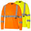 Thumbnail: Birdseye Long-Sleeved Safety Shirt - 1 Stripe