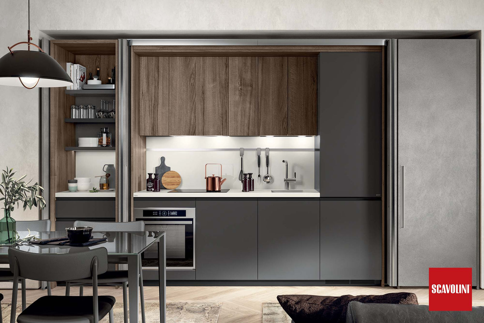 מטבחי סקווליני  מטבח מעוצב מודרני, כפרי או בעיצוב אישי 