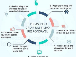 Como criar um filho responsável?! 8 dicas para si