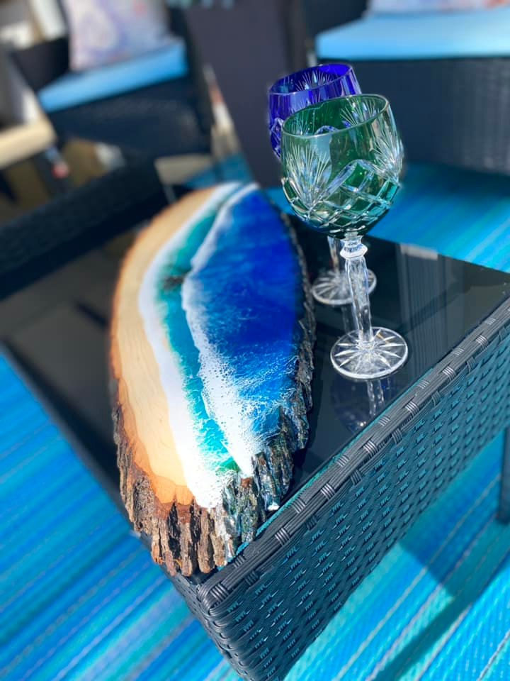 Live edge slab Charcuterie board 24 inches