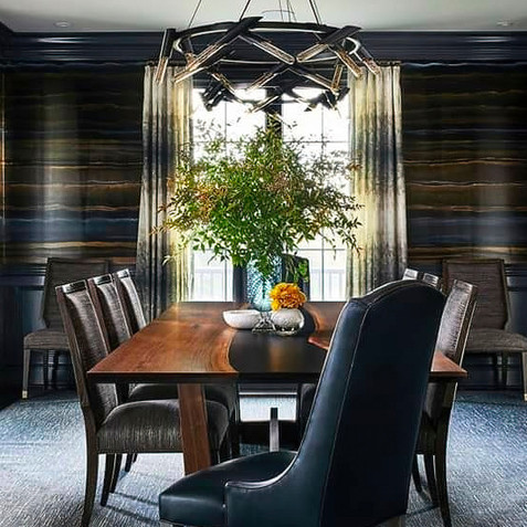 bold organic window treatment