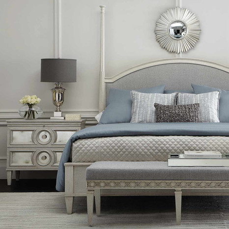 Allure Upholstered Panel Bed