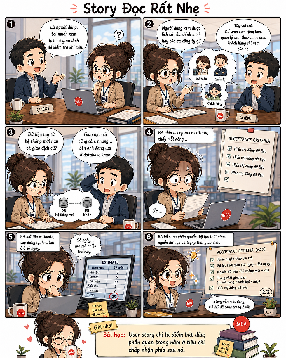 Story chỉ để mở đầu câu chuyện