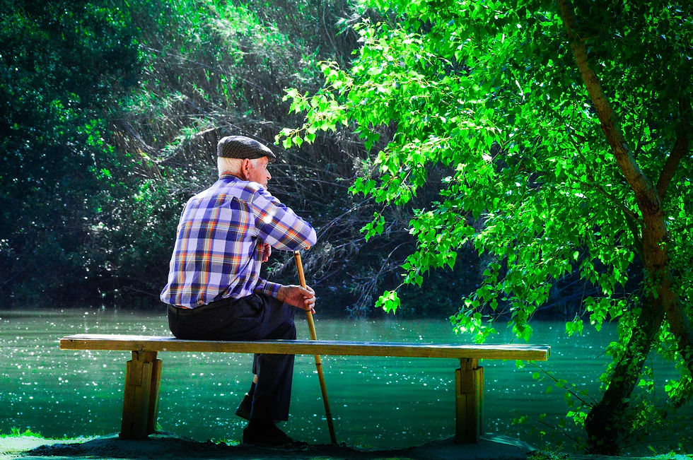 Anciano descanso