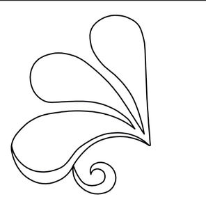 Three Plume Feather by Alfonsina Uruburu