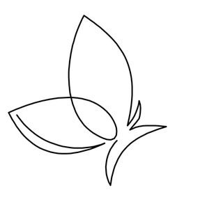 Modern Stylized Butterfly by Aggie Burczyk