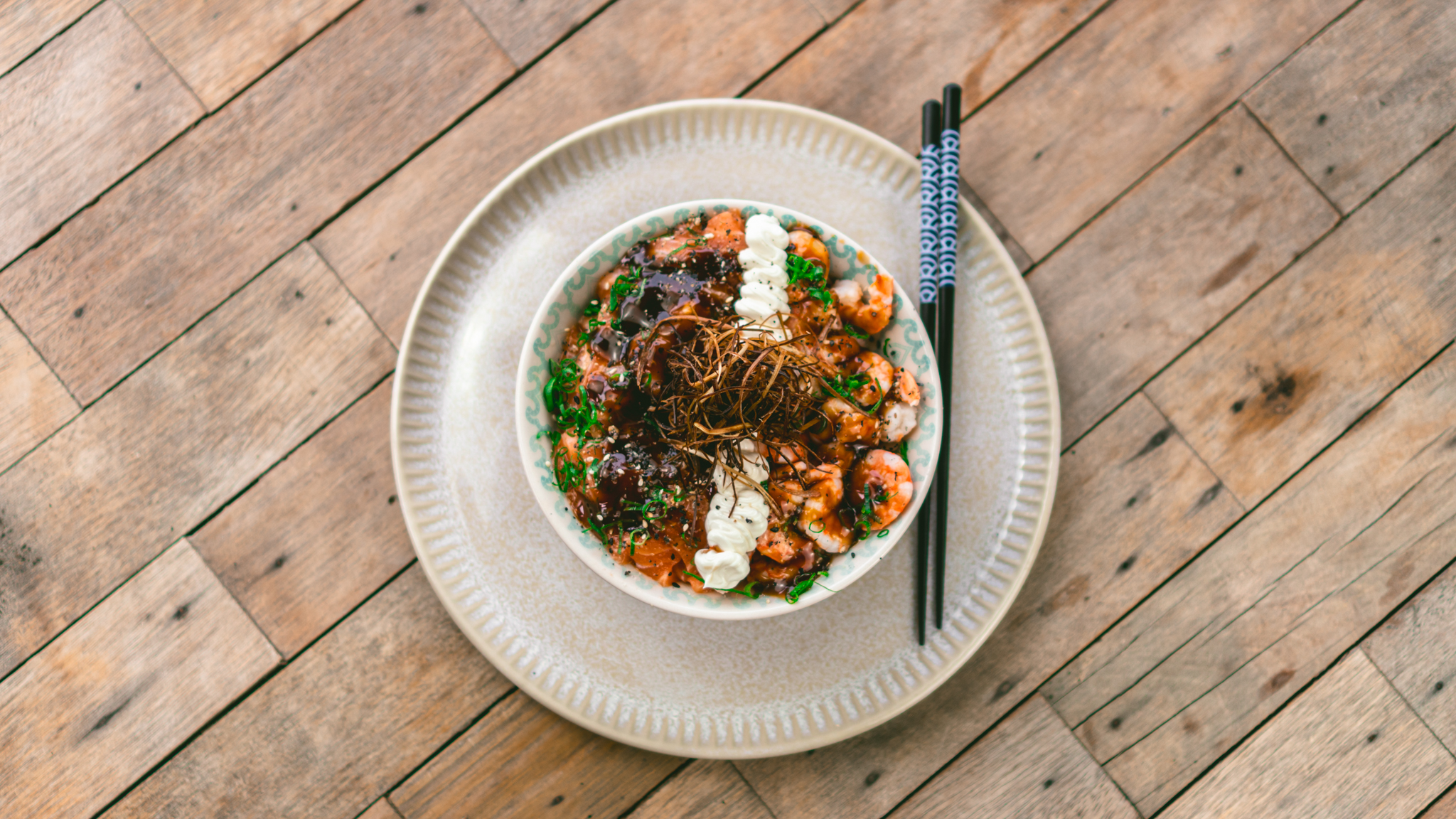 Arranged Food and Objects