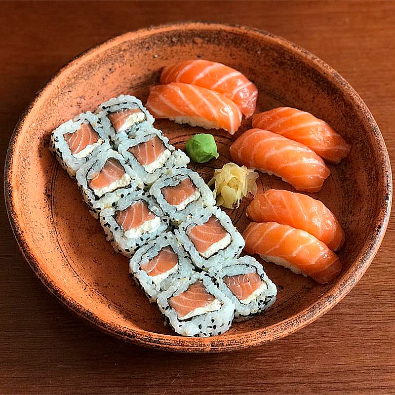 Arranged Food and Objects