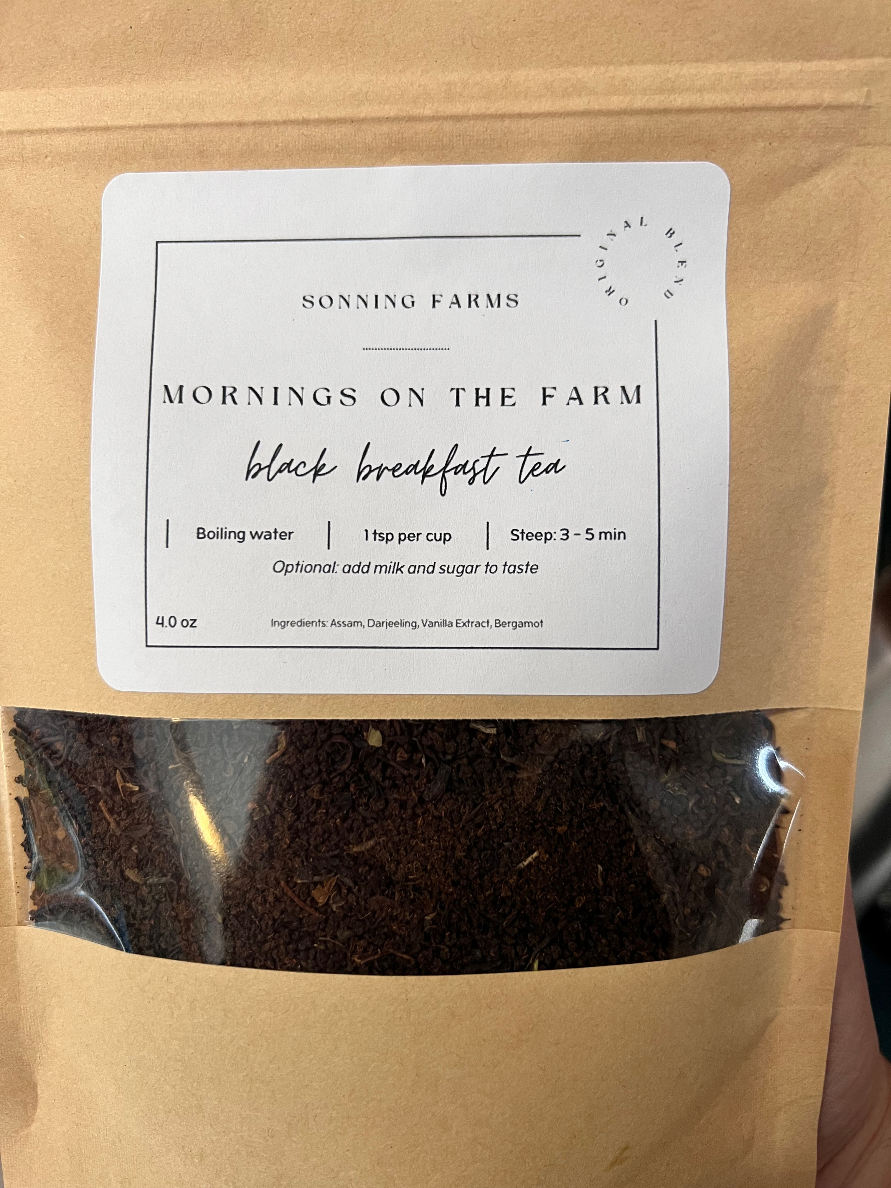 Mornings on the Farm -Black English Breakfast Tea