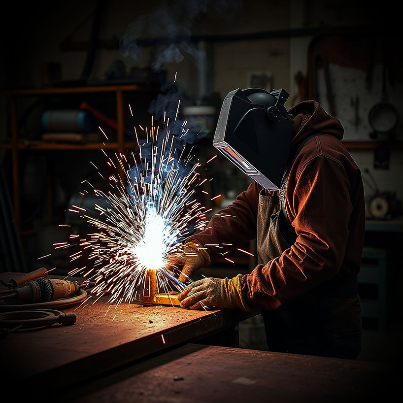 work bench with welder and sparks flying - worker with heat gear _edited.jpg