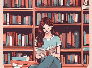 teen girl reading in bookstore.jpg